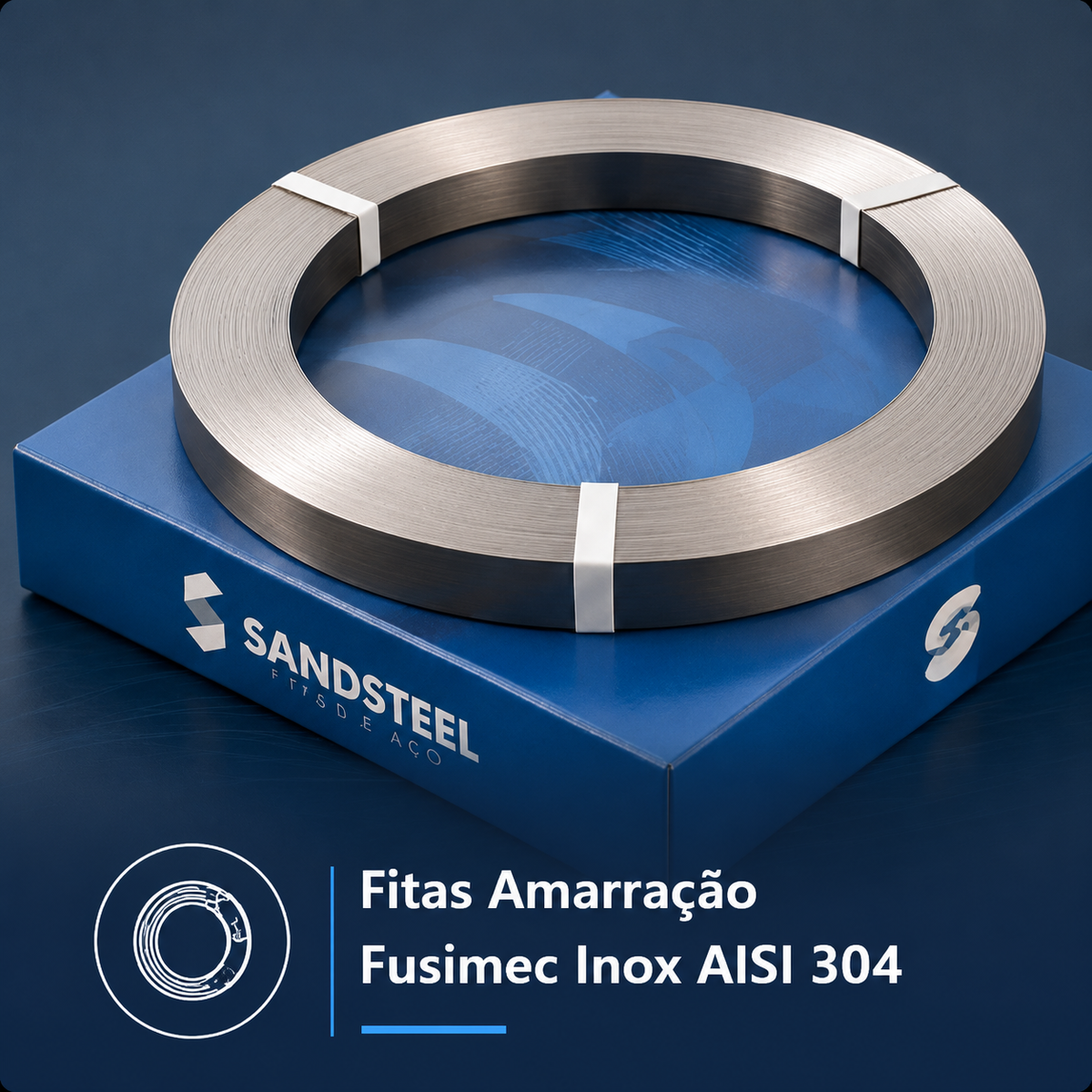 Fitas Amarração Fusimec Inox AISI 304