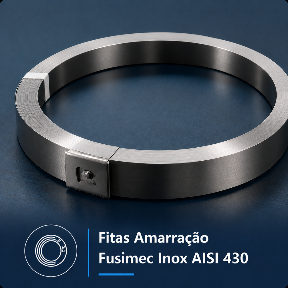 Fitas Amarração Fusimec Inox AISI 430