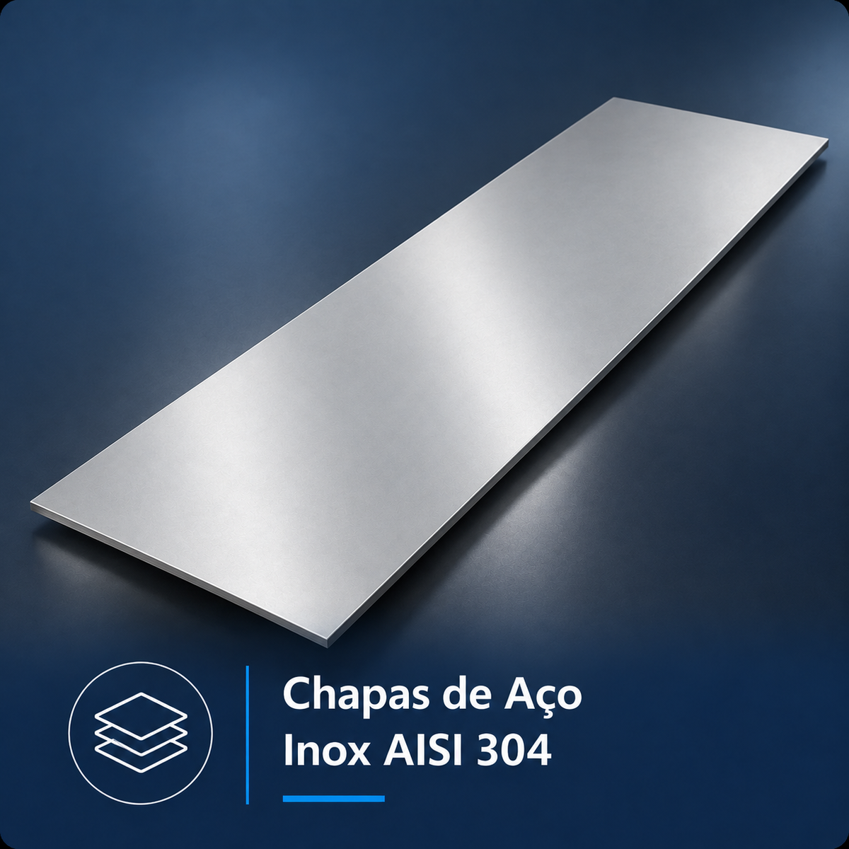 Chapas de Aço Inox AISI 304 Recozido